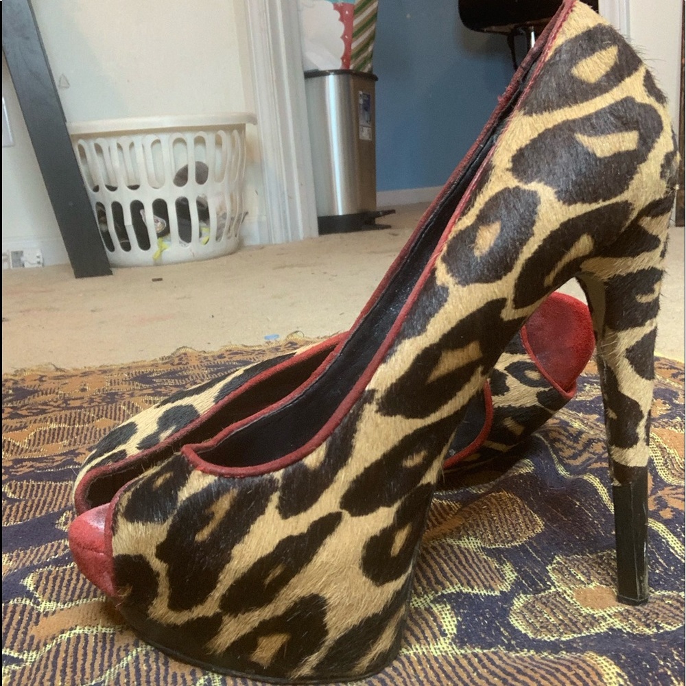 cheetah print heels